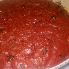 A picture of Moist Red velvet cake!.