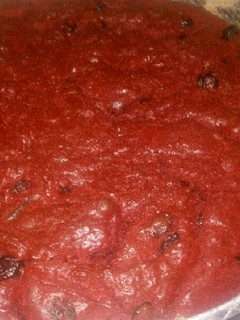 A picture of Moist Red velvet cake!.