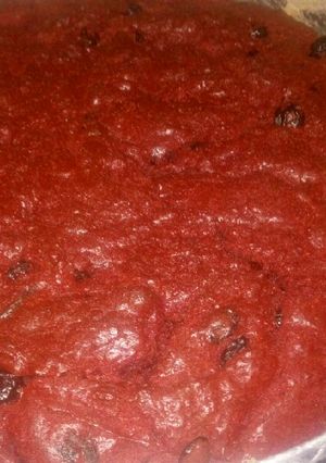 A picture of Moist Red velvet cake!.