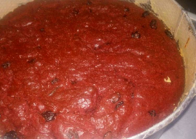 Simple Way to Prepare Ultimate Moist Red velvet cake!
