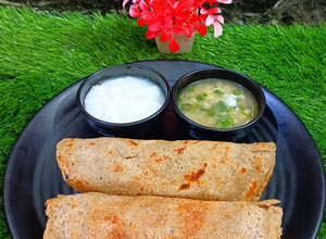 A picture of Kuttu Atta (Dosa).
