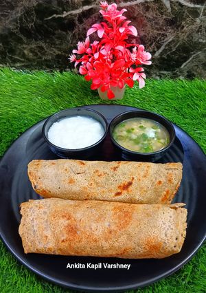 A picture of Kuttu Atta (Dosa).