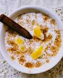 Arroz con "leche" de almendras casera, sin azúcar, sin edulcorante, sin fécula 🍚con opciones