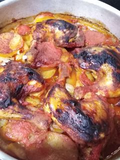صورة لوصفة صينية بطاطس بالفراخ 🍗
