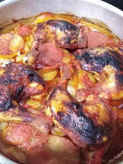 صورة لوصفة صينية بطاطس بالفراخ 🍗