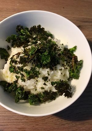 Foto di Riso jasmine con kale chips