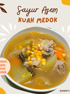 Foto resep Sayur Asem Kuah Medok