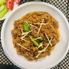 A picture of Dum ka Qeema.