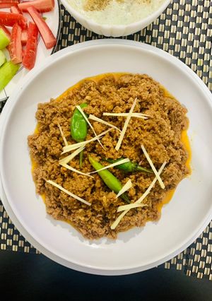 A picture of Dum ka Qeema.