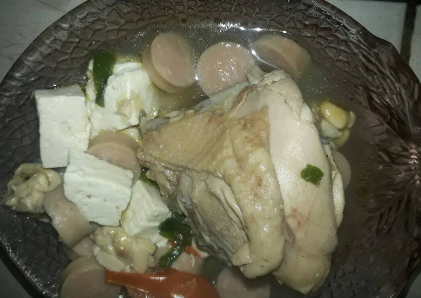 11. Sop ayam tahu
