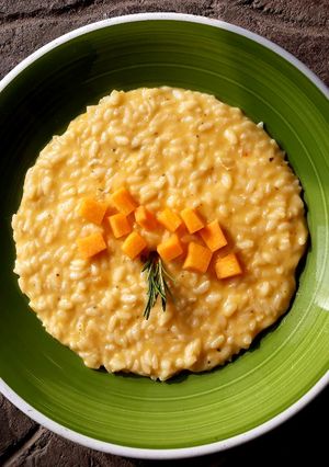 Foto di Risotto alla crema di zucca e gorgonzola
