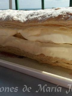 Una foto de Milhoja de Nata