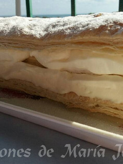 Una foto de Milhoja de Nata