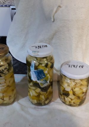 Foto principal de Calabacines en conserva con ajo y perejil