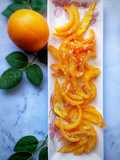 কমলার খোসার ক্যান্ডি(Candied orange peel)