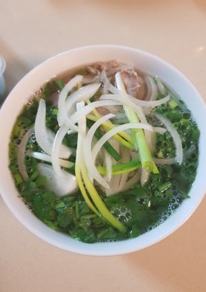 Hình của món Phở bò.