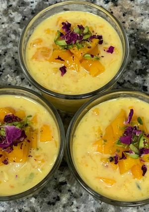 A picture of Mango Kheer.