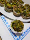 Muffin di riciclo con bietole e cicoria