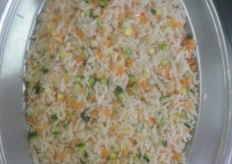 Simple Way to Make Ultimate Sweet vegetabled- rice#kidscontest