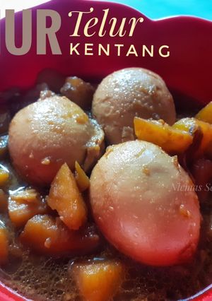 Foto resep SEMUR TELUR & KENTANG