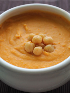 Una foto de Crema de garbanzos