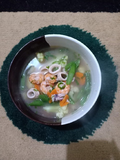 Foto resep Sayur Sop udang cumi