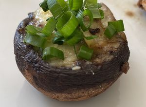 Foto de Portobello recheado com gorgonzola