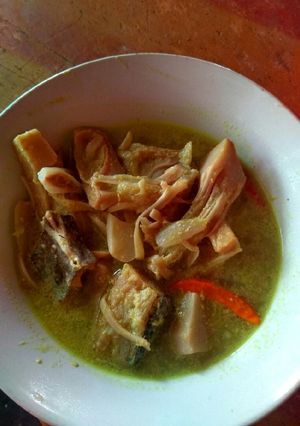 Foto resep Tanak ikan kering sayur nangka