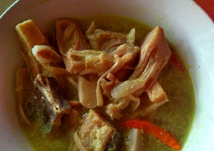 Tanak ikan kering sayur nangka