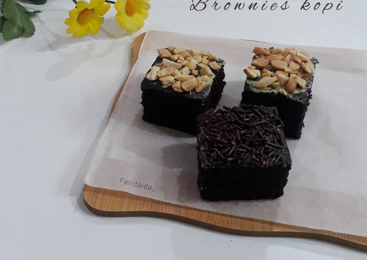 Cara Gampang Menyiapkan Brownies kopi Anti Gagal