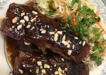 How to Cook Delicious Braised Pork Ribs in Peanut Butter Sauce