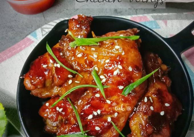 Resep BBQ Chicken Wings, Enak Banget