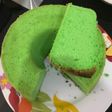 Pandan Chiffon Cake 6 Telur