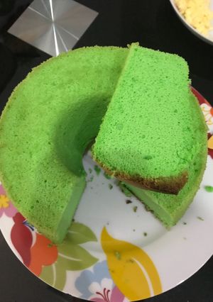 Foto resep Pandan Chiffon Cake 6 Telur