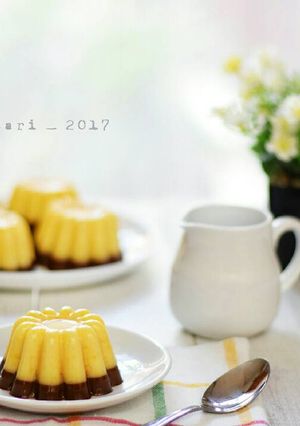 Foto resep Puding Labu Kuning Coklat