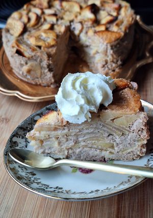 A picture of Gluten-Free Apple Almond Clafoutis.