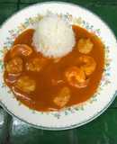 Camarones en chile con chochoyotes ©