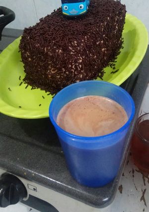 Foto resep Ice cake milo