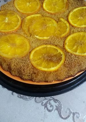 صورة لوصفة بسبوسة بالبرتقال