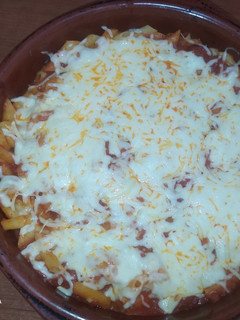 Una foto de Macarrones de chorizo
