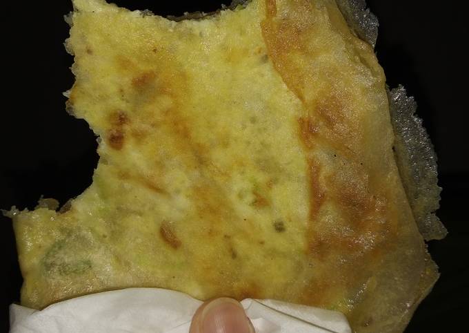 Martelum simple (martabak telur kulit lumpia)