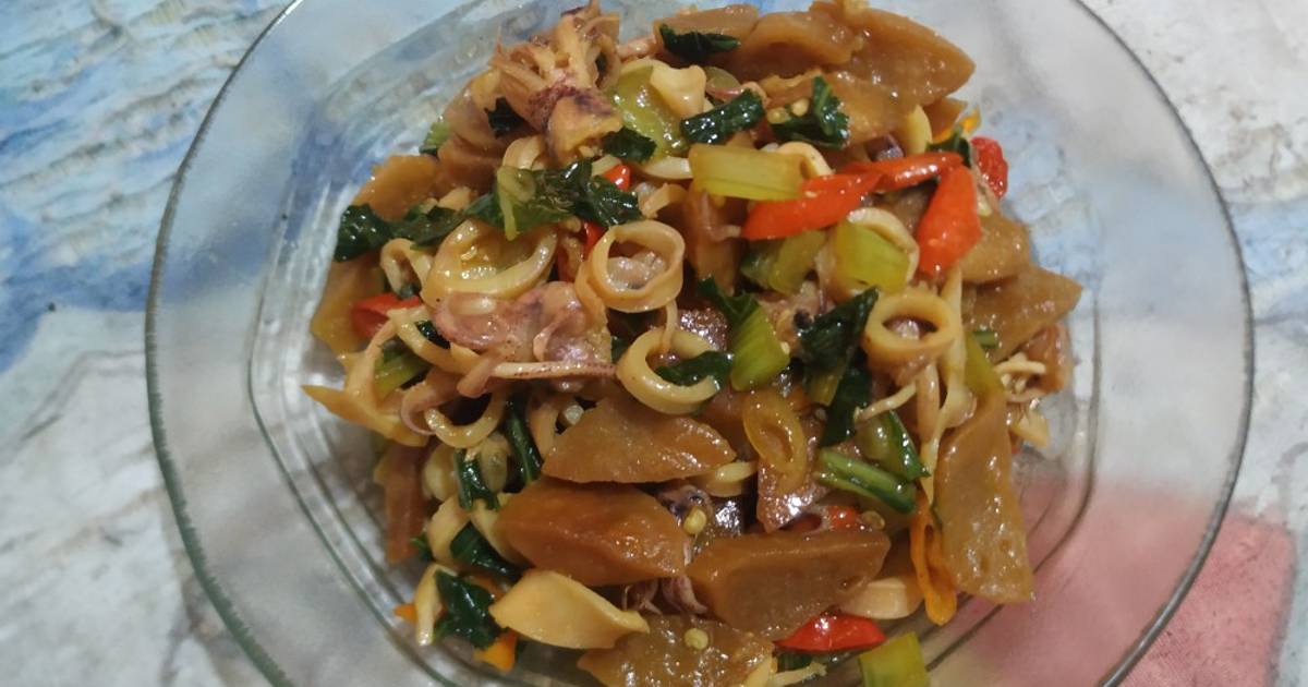 Resep Oseng Cumi Asin Bakso Enak Dan Mudah Cookpad