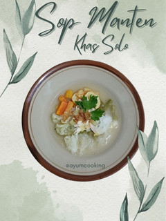 Foto resep Sop Manten Khas Solo
