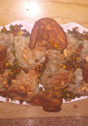 صورة لوصفة صرر الاوزي مع دجاج