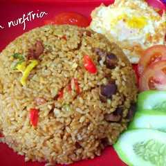 Nasi Goreng Ampela Sosis রেসিপির প্রধান ছবি