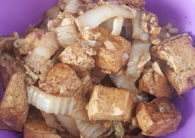 27. Sawi Putih Tahu masak Kecap