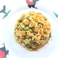 Vegan Pea And Carrot Fried Rice A picture of Vegan Pea And Carrot Fried Rice.