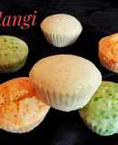 Tricolour Dalia and Veggie Muffins