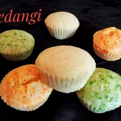 A picture of Tricolour Dalia and Veggie Muffins.