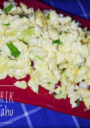 Foto resep Orak Arik Telur dan Tahu
